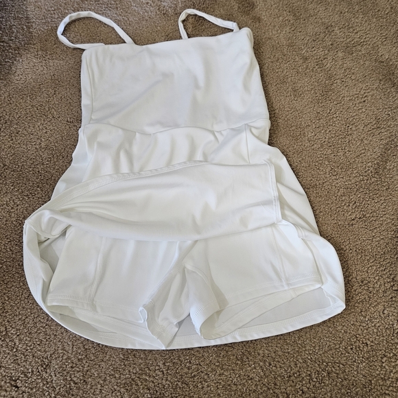 Aéropostale White Athleisure Mini Dress With Built In Shorts | Size S - Picture 4 of 5